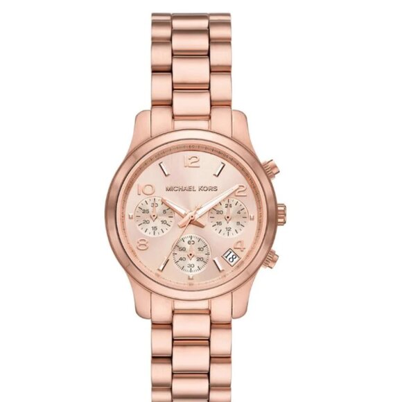 MICHAEL KORS MK7327 ROSE GOLD DIAL ROSE GOLD STAINLESS BRACELET WOMENS WATCH